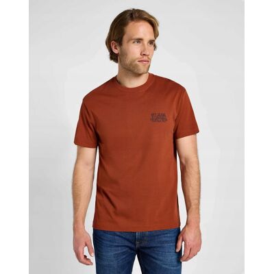 LEE SS RELAXED LOGO TEE SWEET MAPLE 112355724 XL LEE SS RELAXED LOGO TEE SWEET MAPLE 112355724 XL
