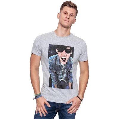 Lee, T-shirt męski, Photo Tee Grey Mele L65Uai37, rozmiar M Lee, T-shirt męski, Photo Tee Grey Mele L65Uai37, rozmiar M