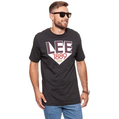 Lee, T-shirt męski, Retro T Faded Black (Tall) L63Uaikd, rozmiar S Lee, T-shirt męski, Retro T Faded Black (Tall) L63Uaikd, rozmiar S