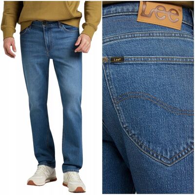 Lee WEST RELAXED Azure BLUE DżINS luźne proste spodnie jeansowe W30 L32 Lee WEST RELAXED Azure BLUE DżINS luźne proste spodnie jeansowe W30 L32
