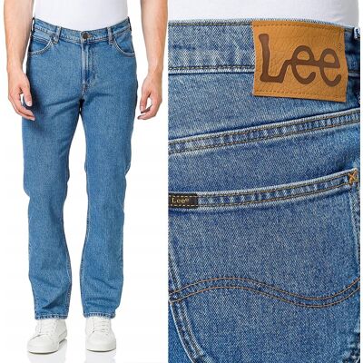 Lee WEST RELAXED Light New Hill DżINS luźne proste spodnie jeansowe W29 L32 Lee WEST RELAXED Light New Hill DżINS luźne proste spodnie jeansowe W29 L32