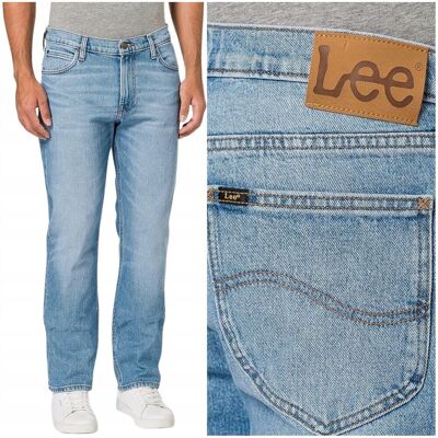 Lee WEST relaxed staright Worn In Camper proste spodnie jeansowe W32 L32 Lee WEST relaxed staright Worn In Camper proste spodnie jeansowe W32 L32