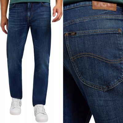 Lee WEST Silver Lake DżINS LUŹNE PROSTE CIEMNE SPODNIE JEANSOWE W30 L32 Lee WEST Silver Lake DżINS LUŹNE PROSTE CIEMNE SPODNIE JEANSOWE W30 L32