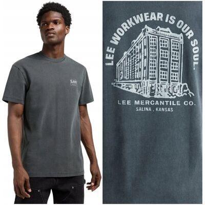 Lee WW Workwear Graphic Tee koszulka bawełniana męska z nadrukiem + logo XL Lee WW Workwear Graphic Tee koszulka bawełniana męska z nadrukiem + logo XL