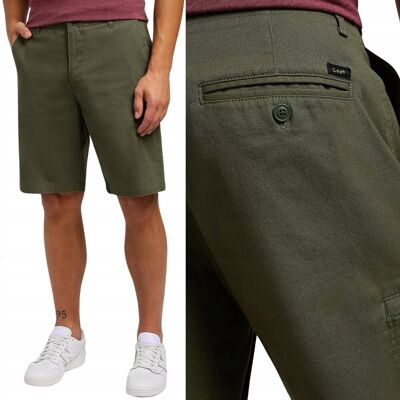 Lee Xc Weltpocket Short Olive Krótkie Zielone Spodenki Cargo Szorty W30 Lee Xc Weltpocket Short Olive Krótkie Zielone Spodenki Cargo Szorty W30