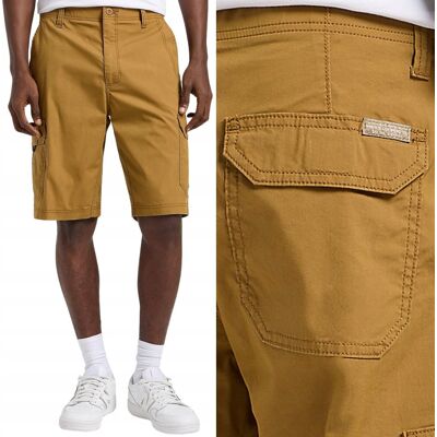 Lee XM CROSSROAD CARGO SHORT Ginger bojówkowe krótkie spodenki szorty W32 Lee XM CROSSROAD CARGO SHORT Ginger bojówkowe krótkie spodenki szorty W32