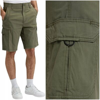 Lee XM Crossroad Cargo Short Olive bojówkowe krótkie spodenki szorty W33 Lee XM Crossroad Cargo Short Olive bojówkowe krótkie spodenki szorty W33