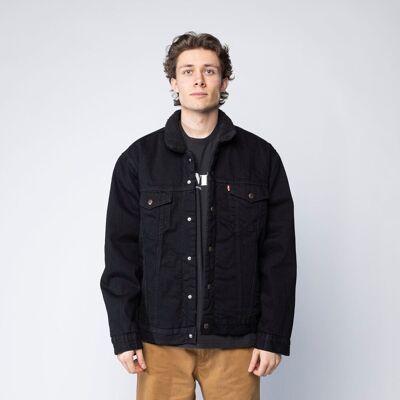 Levi'S Type 3 Sherpa Trucker Jacket Black - S Levi'S Type 3 Sherpa Trucker Jacket Black - S