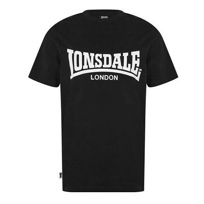 Lonsdale Essentials koszulka męska czarna z logo, Rozmiar 3XL Lonsdale Essentials koszulka męska czarna z logo, Rozmiar 3XL