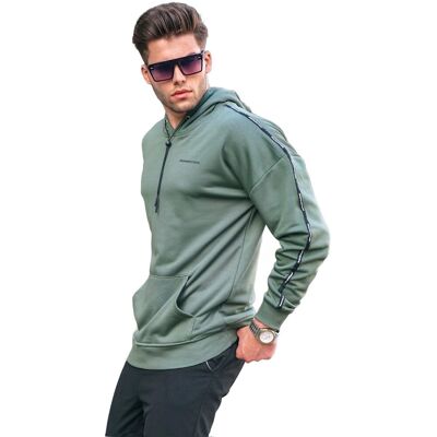 Inny producent MADMEXT BLUZA MĘSKA Z KAPTUREM KANGURKA Z LAMPASEM ZIELONA S 5DA Inny producent MADMEXT BLUZA MĘSKA Z KAPTUREM KANGURKA Z LAMPASEM ZIELONA S 5DA