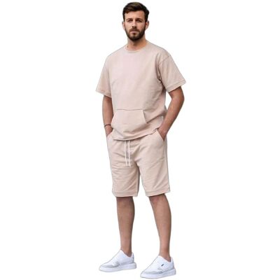 Inny producent MADMEXT KREMOWE KRÓTKIE SPODENKI MĘSKIE DRESOWE Z MANKIETEM XL 5DA Inny producent MADMEXT KREMOWE KRÓTKIE SPODENKI MĘSKIE DRESOWE Z MANKIETEM XL 5DA