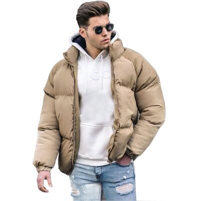Inny producent MADMEXT KURTKA MĘSKA PIKOWANA BEŻOWA Z KAPTUREM DO BIODER XL 5DA Inny producent MADMEXT KURTKA MĘSKA PIKOWANA BEŻOWA Z KAPTUREM DO BIODER XL 5DA
