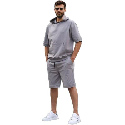 Inny producent MADMEXT MĘSKIE KRÓTKIE SPODENKI DRESOWE SZARE Z MANKIETEM S 5DA Inny producent MADMEXT MĘSKIE KRÓTKIE SPODENKI DRESOWE SZARE Z MANKIETEM S 5DA
