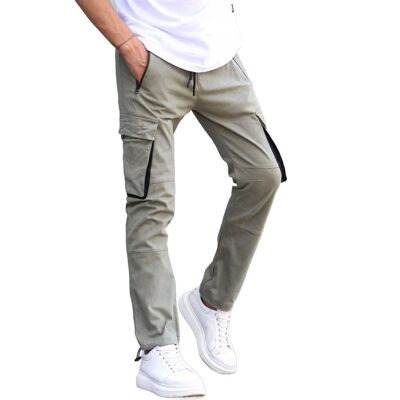 Inny producent MADMEXT SPODNIE MĘSKIE BOJÓWKI KHAKI Z KIESZENIAMI NA SUWAK S 5DA Inny producent MADMEXT SPODNIE MĘSKIE BOJÓWKI KHAKI Z KIESZENIAMI NA SUWAK S 5DA