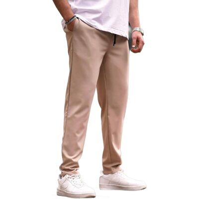 Inny producent MADMEXT SPODNIE MĘSKIE CASUAL BEŻOWE PROSTE Z MANKIETEM XL 5DA Inny producent MADMEXT SPODNIE MĘSKIE CASUAL BEŻOWE PROSTE Z MANKIETEM XL 5DA