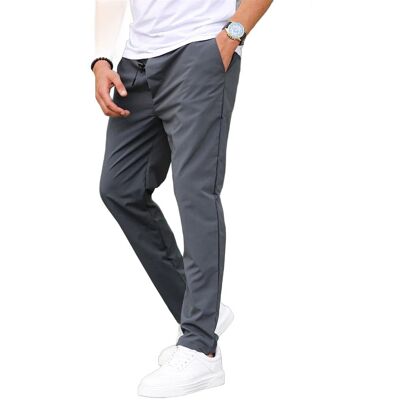 Inny producent MADMEXT SPODNIE MĘSKIE CASUAL PROSTE SZARE Z WIĄZANIEM L 5DA Inny producent MADMEXT SPODNIE MĘSKIE CASUAL PROSTE SZARE Z WIĄZANIEM L 5DA