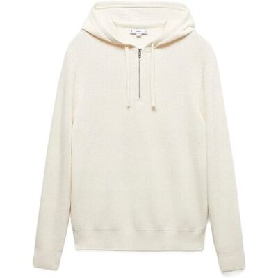 MANGO WOMAN SWETER MĘSKI Z KAPTUREM I ZAMKIEM KREMOWY BEŻOWY S 5DA MANGO WOMAN SWETER MĘSKI Z KAPTUREM I ZAMKIEM KREMOWY BEŻOWY S 5DA