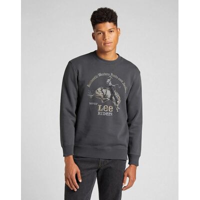 Inny producent Męska Bluza Lee Rider Graphic Sws Washed Black L80Stjon-M Inny producent Męska Bluza Lee Rider Graphic Sws Washed Black L80Stjon-M