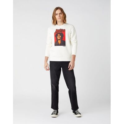 Inny producent Męska Bluza Wrangler Soul Rebel Crew White W681H1989-M Inny producent Męska Bluza Wrangler Soul Rebel Crew White W681H1989-M