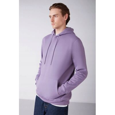 Inny producent MĘSKA BLUZA Z KAPTUREM FIOLETOWA GŁADKA BAWEŁNA POLIESTER M 5GA* Inny producent MĘSKA BLUZA Z KAPTUREM FIOLETOWA GŁADKA BAWEŁNA POLIESTER M 5GA*