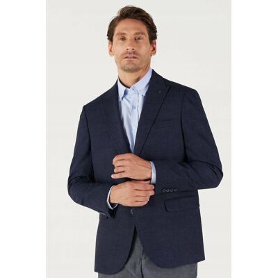 Inny producent MĘSKA ELEGANCKA MARYNARKA GRANATOWA Z KLAPAMI 50-4 DROP 5GA* Inny producent MĘSKA ELEGANCKA MARYNARKA GRANATOWA Z KLAPAMI 50-4 DROP 5GA*