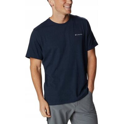 Męska koszulka Columbia Thistletown Hills Short Sleeve COLLEGIATE NAVY XL Męska koszulka Columbia Thistletown Hills Short Sleeve COLLEGIATE NAVY XL