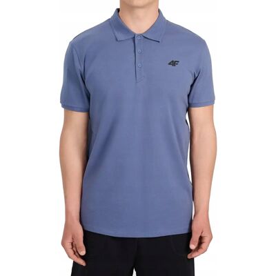 Męska koszulka polo 4F PTSM0770 denim 32S M Męska koszulka polo 4F PTSM0770 denim 32S M