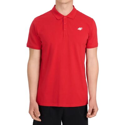 Męska koszulka polo 4F PTSM0771 czerwony 62S XL Męska koszulka polo 4F PTSM0771 czerwony 62S XL