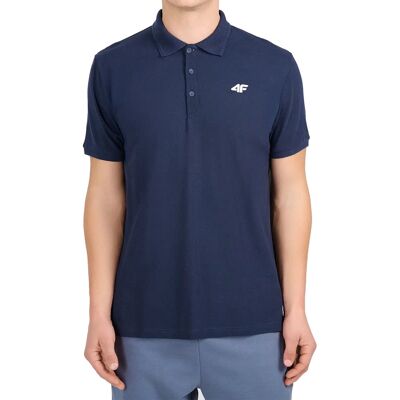 Męska koszulka polo 4F PTSM0771 granatowy 31S XL Męska koszulka polo 4F PTSM0771 granatowy 31S XL