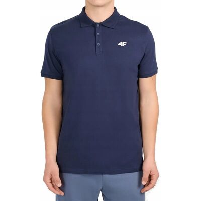 Męska koszulka polo 4F t-shirt polówka M0770 31S granatowy XXL Męska koszulka polo 4F t-shirt polówka M0770 31S granatowy XXL