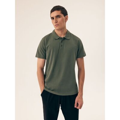 Esotiq&Henderson Męska koszulka polo Mile Henderson khaki 3XL Esotiq&Henderson Męska koszulka polo Mile Henderson khaki 3XL