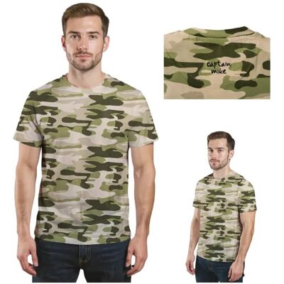 Captain Mike Męska koszulka t-shirt BAWEŁNA TURECKA moro KAMUFLAŻ CAMOUFLAGE 5XL Captain Mike Męska koszulka t-shirt BAWEŁNA TURECKA moro KAMUFLAŻ CAMOUFLAGE 5XL