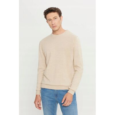 Inny producent MĘSKI BEŻOWY SWETER Z OKRĄGŁYM DEKOLTEM 100% AKRYL 2XL 5GA* Inny producent MĘSKI BEŻOWY SWETER Z OKRĄGŁYM DEKOLTEM 100% AKRYL 2XL 5GA*