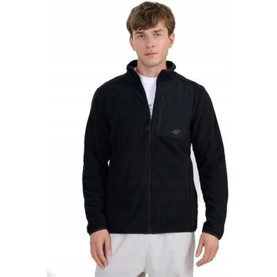 Męski polar 4F bluza polarowa FLEM414 20S czarny XL Męski polar 4F bluza polarowa FLEM414 20S czarny XL