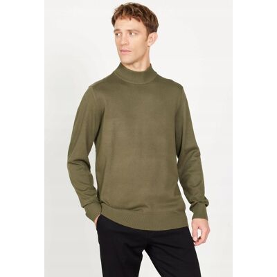 Inny producent MĘSKI SWETER Z PÓŁGOLFEM WISKOZA 70 POLIESTER 30 KHAKI 3XL 5GA* Inny producent MĘSKI SWETER Z PÓŁGOLFEM WISKOZA 70 POLIESTER 30 KHAKI 3XL 5GA*