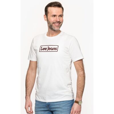 Inny producent Męski T-Shirt Lee Lee Jeans Tee Bright White L65Lfelj-L Inny producent Męski T-Shirt Lee Lee Jeans Tee Bright White L65Lfelj-L