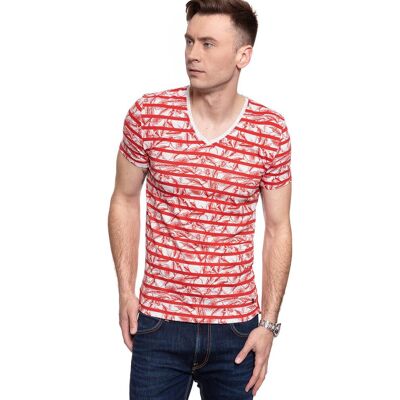 Inny producent Męski T-Shirt Mustang Aaron C Floral Aop 1009507 11679-M Inny producent Męski T-Shirt Mustang Aaron C Floral Aop 1009507 11679-M
