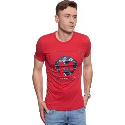 Inny producent Męski T-Shirt Mustang Aaron C Print 1009910 8347-M Inny producent Męski T-Shirt Mustang Aaron C Print 1009910 8347-M