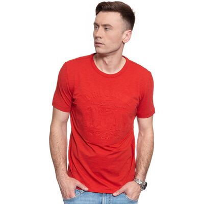 Inny producent Męski T-Shirt Mustang Alex C Emboss 1008957 7179-M Inny producent Męski T-Shirt Mustang Alex C Emboss 1008957 7179-M