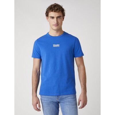 Inny producent Męski T-Shirt Wrangler Ss Seas Logo Tee Wrangler Blue W7Akgfx05-M Inny producent Męski T-Shirt Wrangler Ss Seas Logo Tee Wrangler Blue W7Akgfx05-M