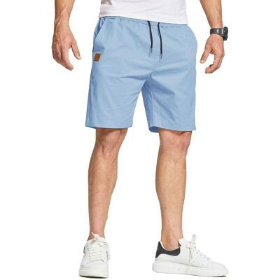 Inny producent Męskie Spodenki Szorty Chino Casual Bawełniane Elastyczne Niebieskie L Inny producent Męskie Spodenki Szorty Chino Casual Bawełniane Elastyczne Niebieskie L