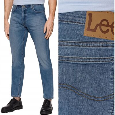 Męskie spodnie jeansowe dopasowane Lee RIDER W33 L36 Męskie spodnie jeansowe dopasowane Lee RIDER W33 L36
