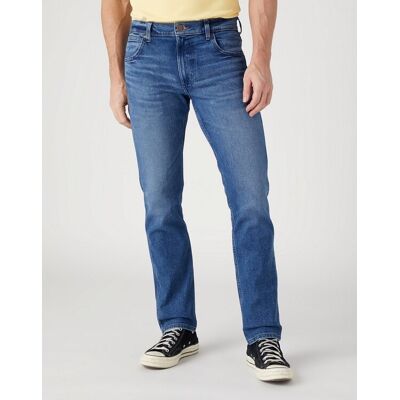 Męskie spodnie jeansowe proste Wrangler GREENSBORO W15QYLZ71 W40 L32 Męskie spodnie jeansowe proste Wrangler GREENSBORO W15QYLZ71 W40 L32