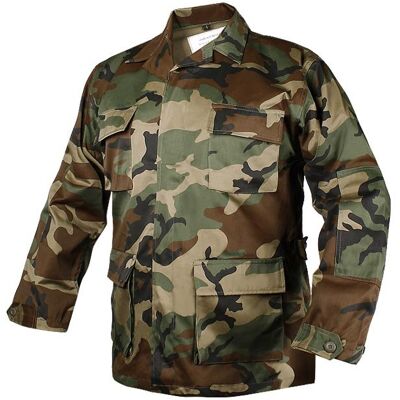 Mil-Tec Bluza sportowa Polowa BDU Woodland - Woodland - XXL Mil-Tec Bluza sportowa Polowa BDU Woodland - Woodland - XXL