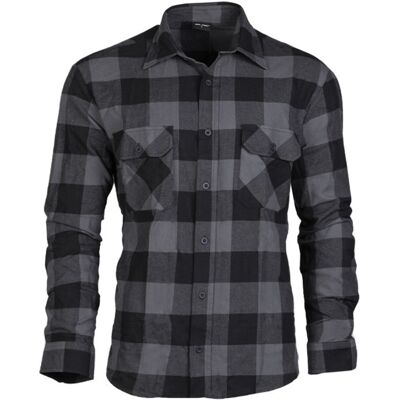 Mil-Tec Koszula 'Drwala' Flanelowa Czarna/szara - 4xl Mil-Tec Koszula 'Drwala' Flanelowa Czarna/szara - 4xl