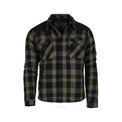 Mil-Tec Kurtka Drwala Lumber Jacket Czarny/oliwkowy - Xl Mil-Tec Kurtka Drwala Lumber Jacket Czarny/oliwkowy - Xl