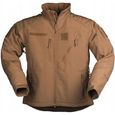 Mil-Tec Kurtka Przeciwdeszczowa SCU 14 Softshell Ciemny Coyote M Mil-Tec Kurtka Przeciwdeszczowa SCU 14 Softshell Ciemny Coyote M