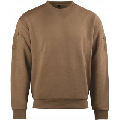 Mil-Tec Sweter Taktyczny Combat Shirt Ciemny Coyote XXL Mil-Tec Sweter Taktyczny Combat Shirt Ciemny Coyote XXL