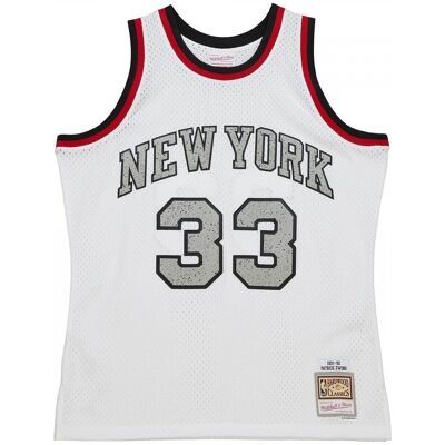 Mitchell & Ness koszulka męska NBA Cracked Cement Swingman Jersey Knicks 1991 Patrick Ewing TFSM5934-NYK91PEWWHIT XL Mitchell & Ness koszulka męska NBA Cracked Cement Swingman Jersey Knicks 1991 Patrick Ewing TFSM5934-NYK91PEWWHIT XL