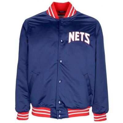 Mitchell & Ness Kurtka Nba Heavyweight Satin Jacket New Jersey Nets Ojbf3413-Njnyypppnavy S Mitchell & Ness Kurtka Nba Heavyweight Satin Jacket New Jersey Nets Ojbf3413-Njnyypppnavy S